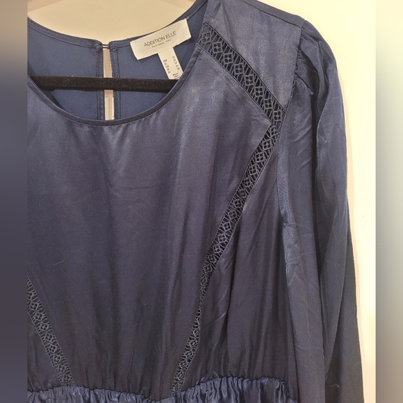 NWT Addtionelle Navy Silky Dress - Picture 3 of 4